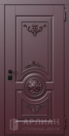 Фото «Синяя входная дверь с трехконтурным уплотнением №785»