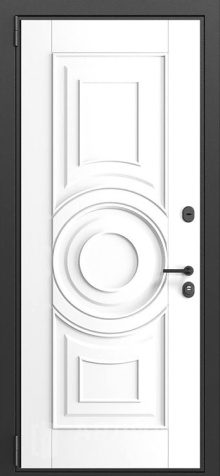 Фото №2 «Дверь металлическая утепленная входная с отделкой снаружи №7»