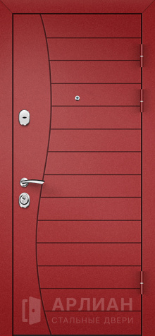 Фото « Красная дверь металлическая уличная №26»